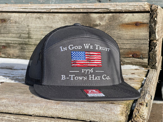 American Flag 1776. In god we trust Richardson