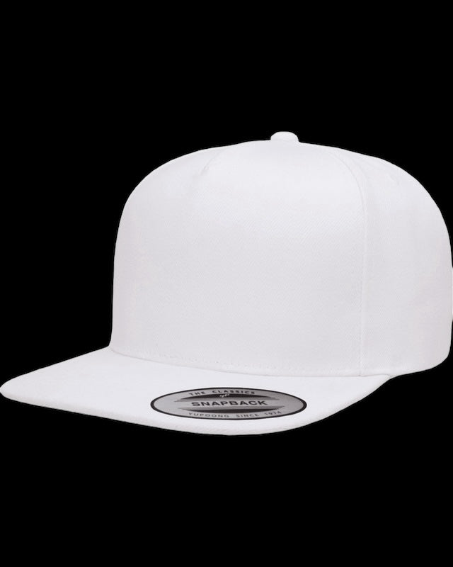 Yupoong Adult 5-Panel Structured Flat Visor Classic Snapback