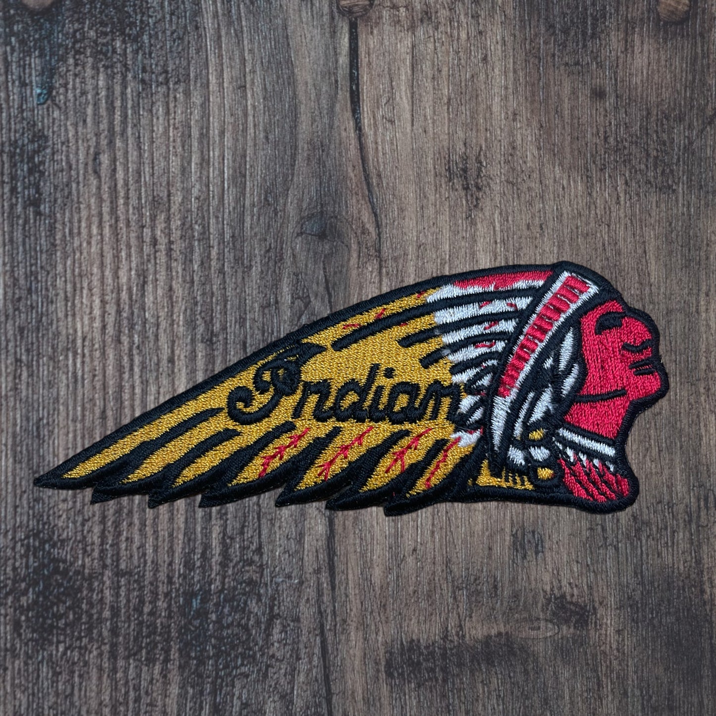 Indian Motorcycle Head Dress Patch