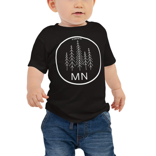 Baby Jersey Short Sleeve MN Trees Tee